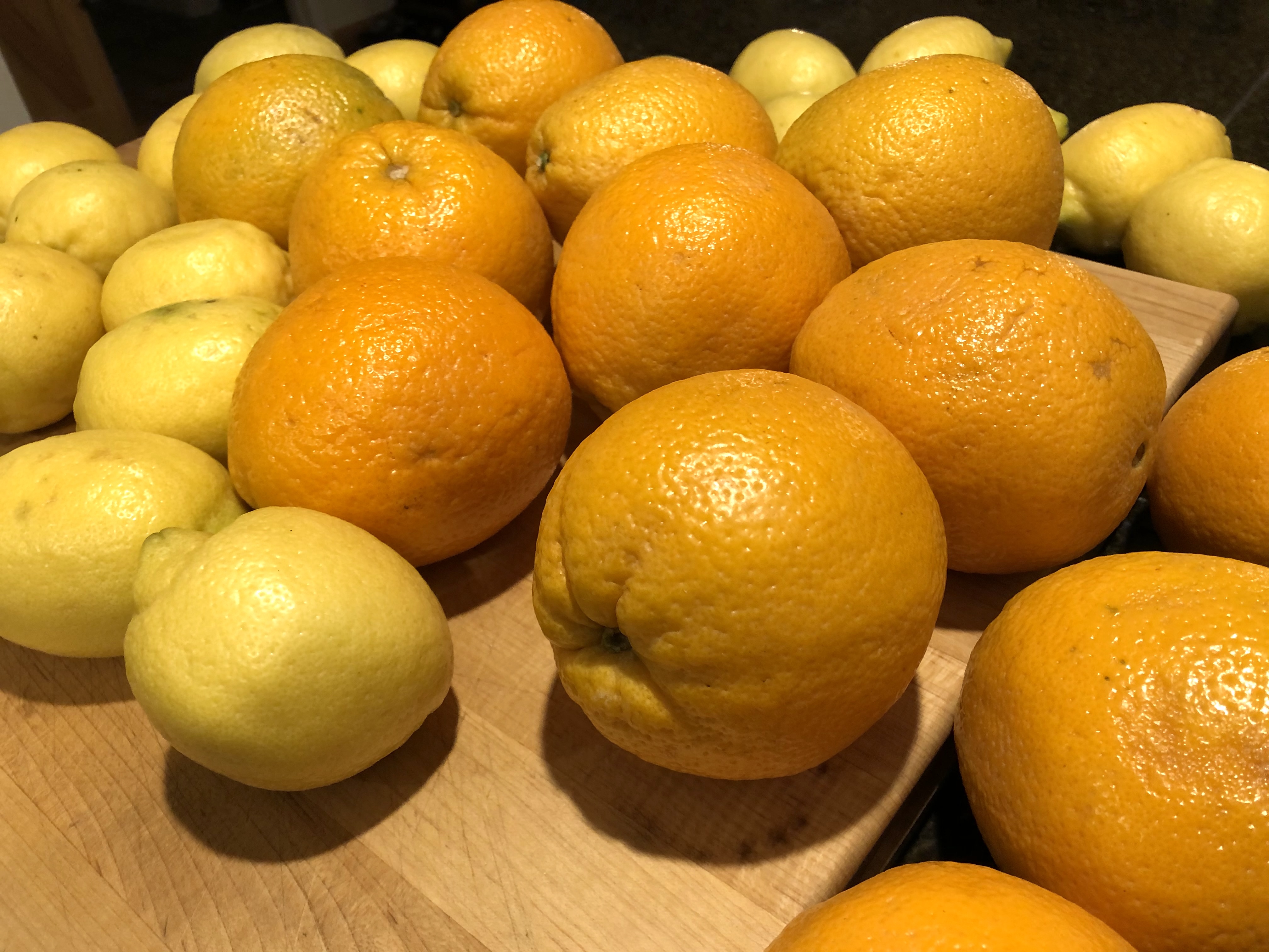 lemons and oranges