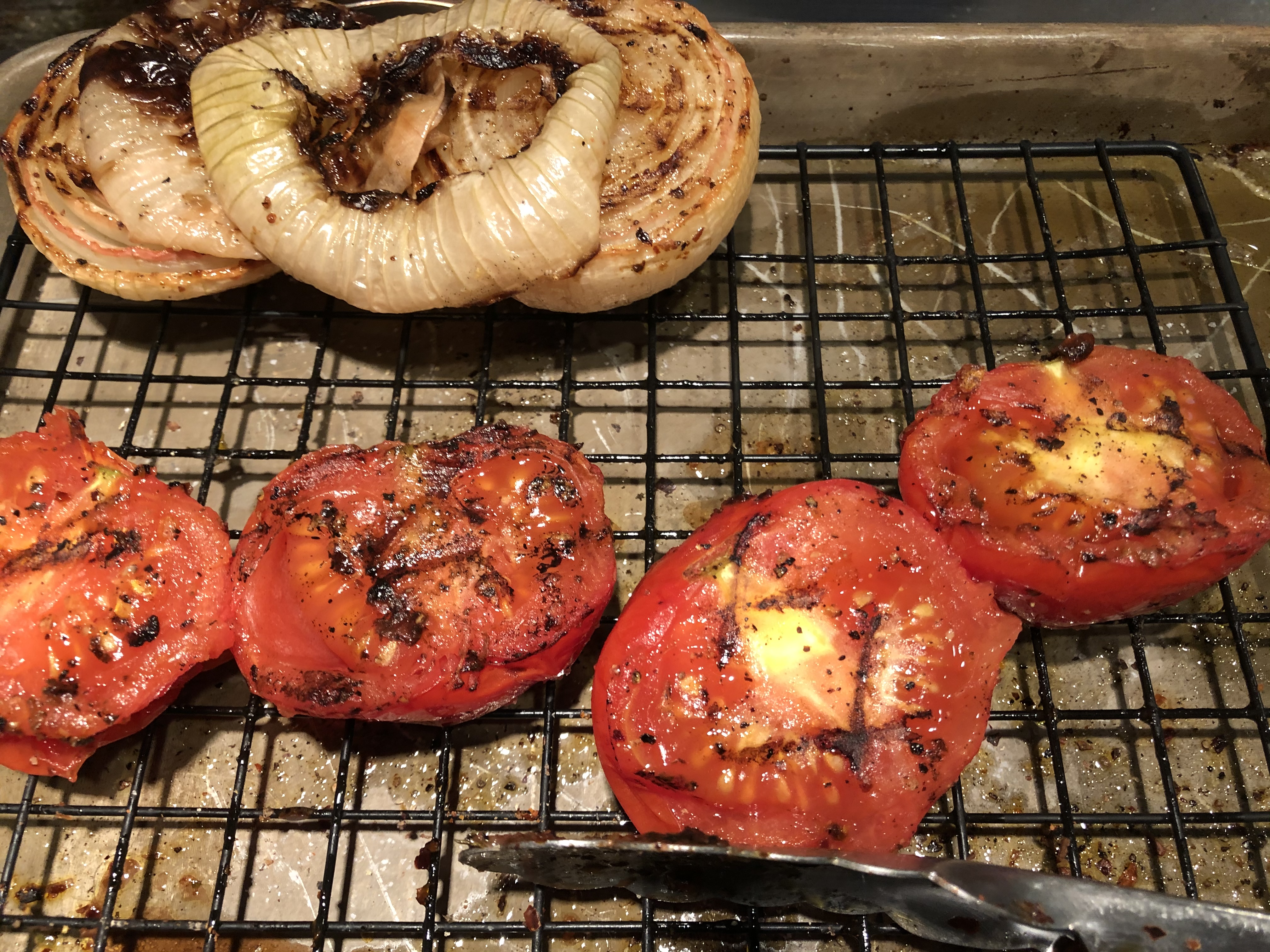 grilled onions